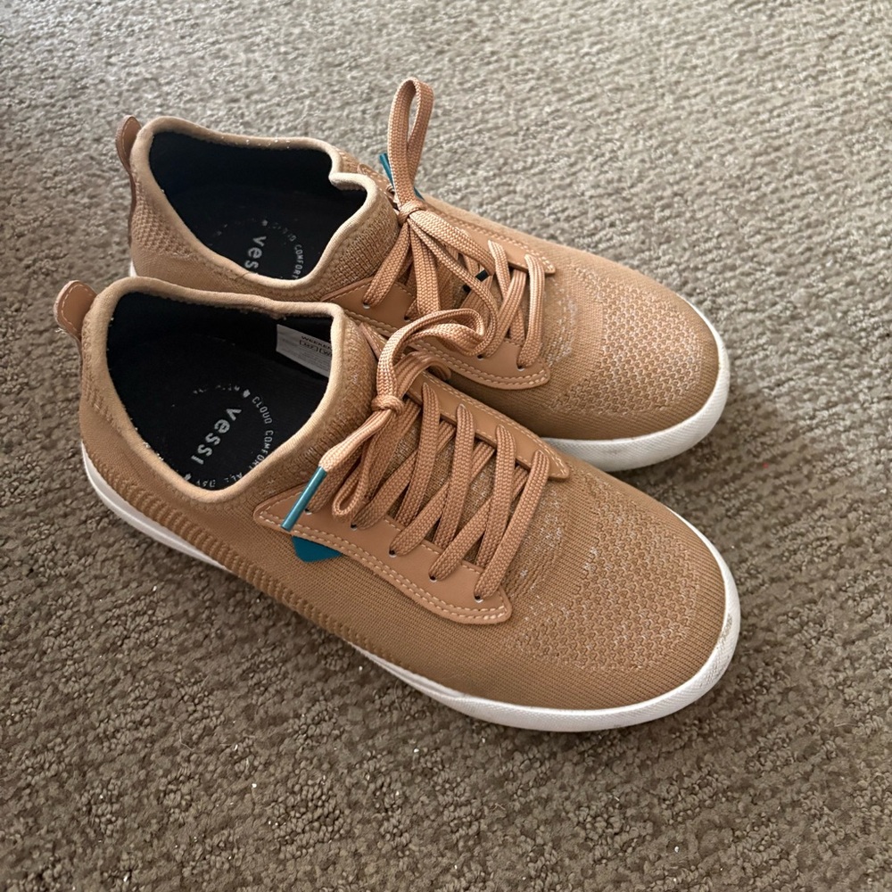Vessi Waterproof Weekend Sneaker - Camel Women Size 8, Men size 7